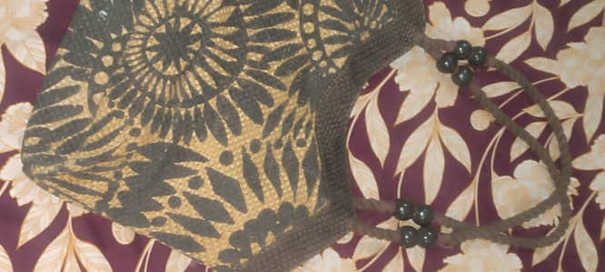 jute hand bag