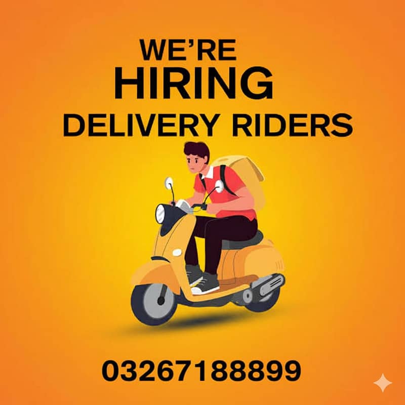 Riders required full time 0