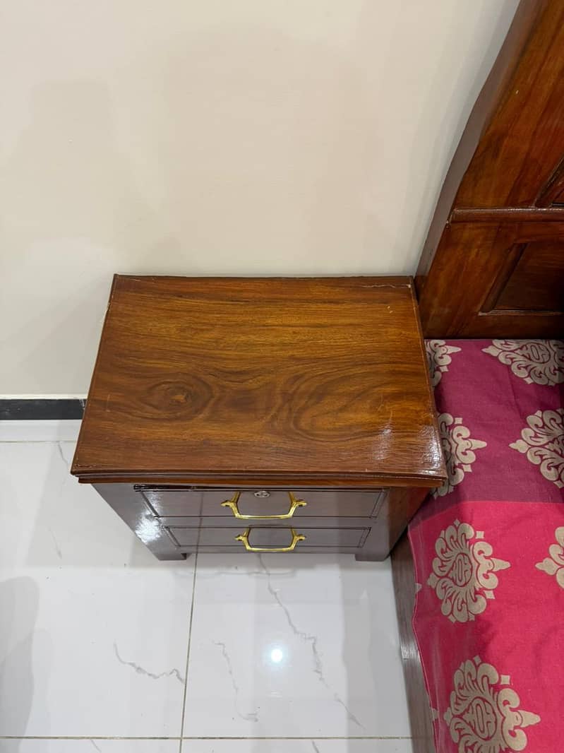 solid wood bed set 3