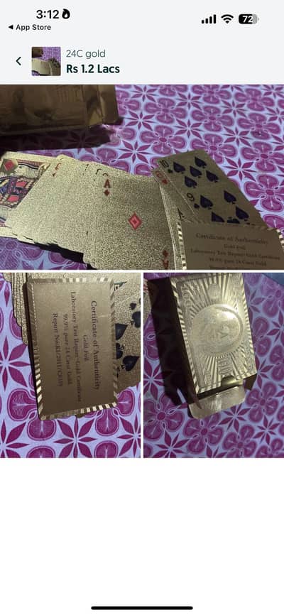24C gold plated
