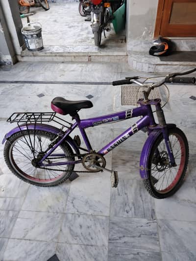 kids bicycle purple