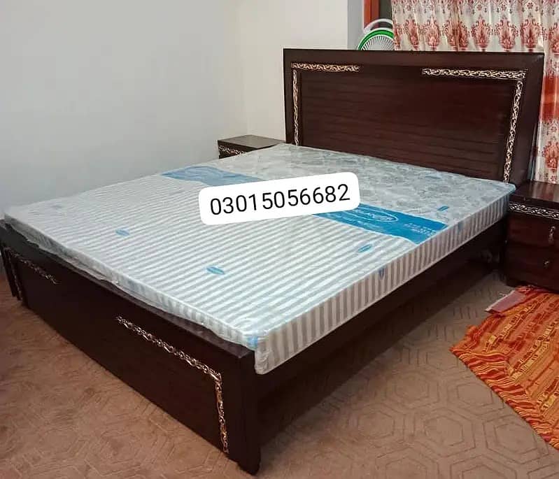 single bed/bed set/king size bed/double bed/solid bed/wooden bed set 2