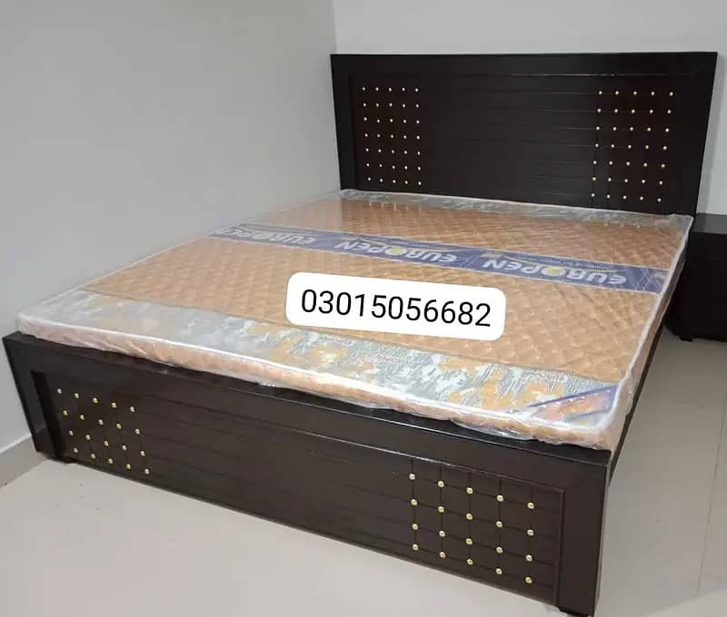 single bed/bed set/king size bed/double bed/solid bed/wooden bed set 7