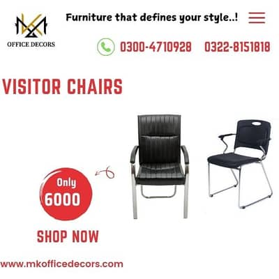 Visitor chairs |  steel chairs | office chairs | waiting area chairs