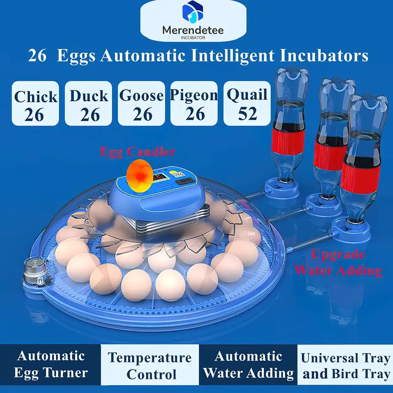 RAMZAN OFFER FULLY AUTOMATIC 52/26/8 EGGS INCUBATOR AC+DC — photo 2