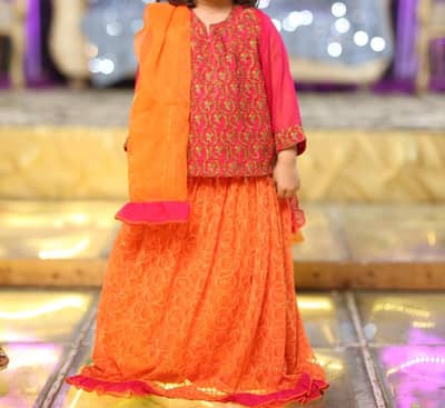 3 piece lehenga for kids for 3 years