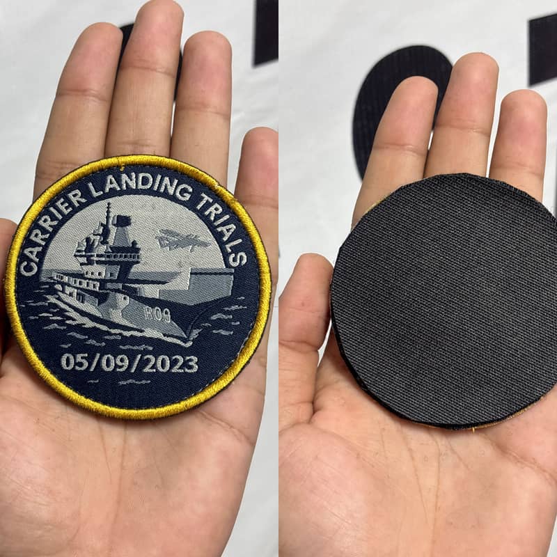 Woven labels woven patach velcro patch merrow patch embroidery patch 1