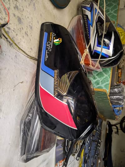 honda CG 125 tanky tappey side cover tank classic fuel tank NEW
