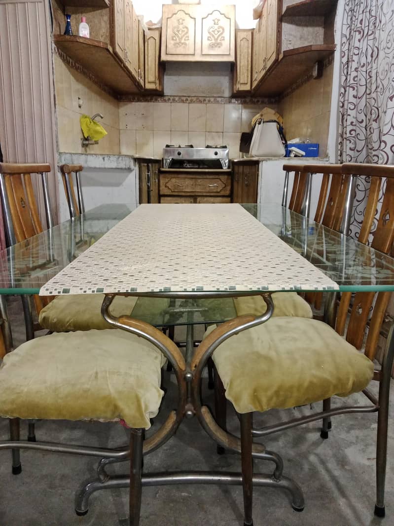 6 Seater Dining Table Set 5