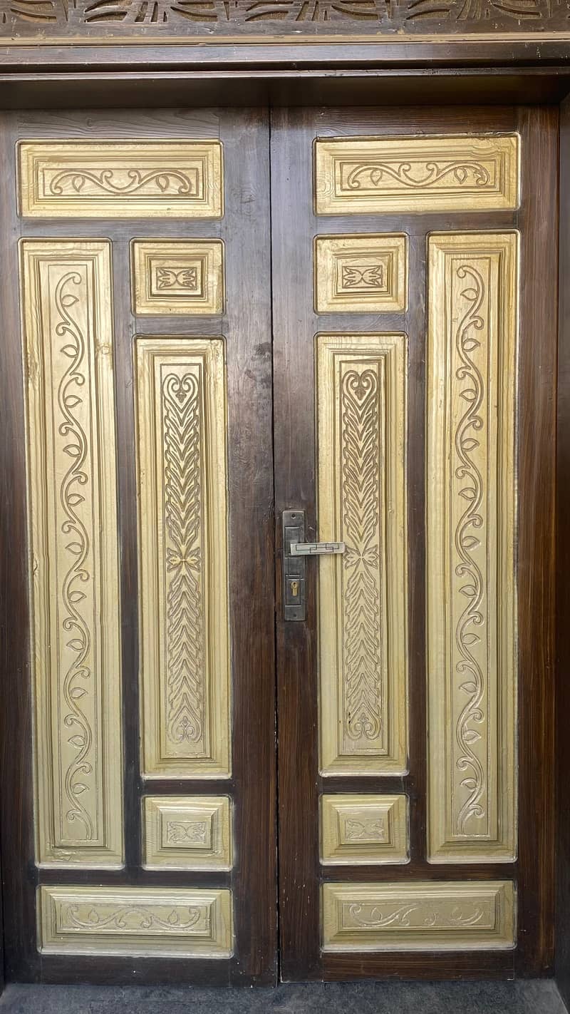 Solid Door with Polish Lock 1