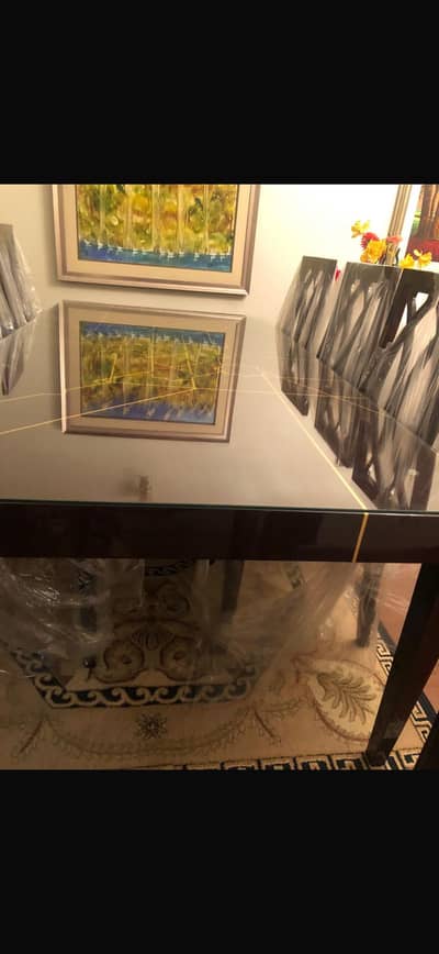 Dinning table with 8 chairs