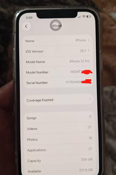 iphone 12pro official pta 256gb water pack 86 helth 10/10 bilkul new h