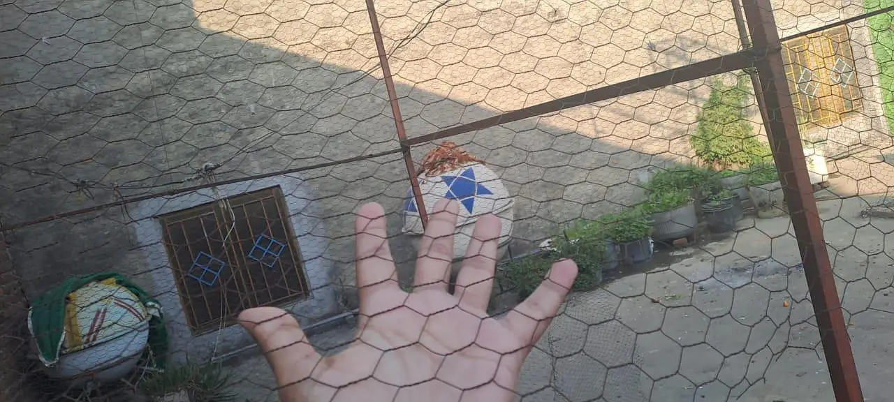 Pigeons cage for sale Size 14 feet length 5 feet width ha  net jali ha — photo 8