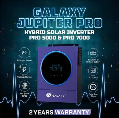 Galaxy Jupiter Pro 4kw | Ultra 4.5kw | 6.2kw Voltronic Hybrid Inverter