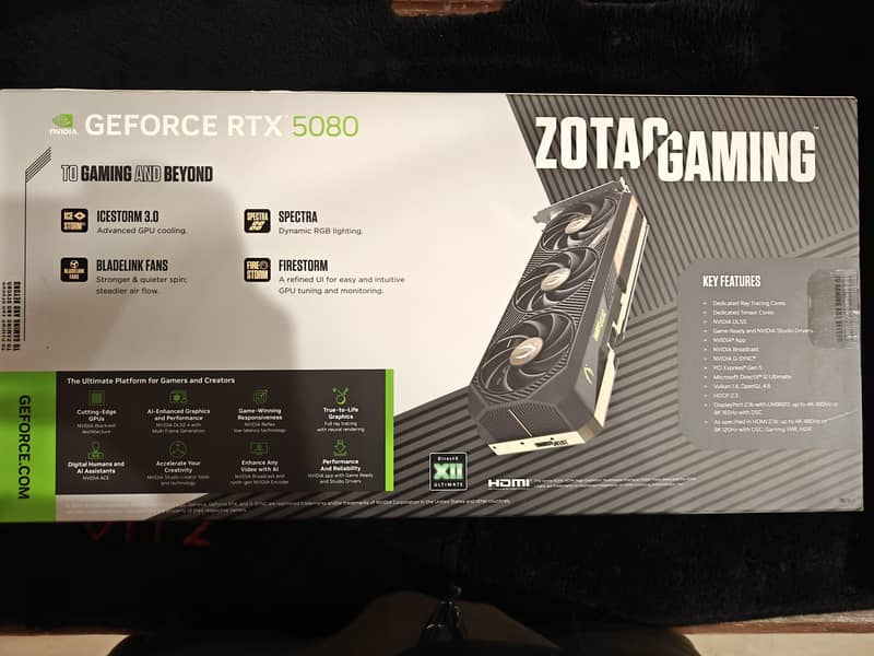 zotac rtx 5080 solid oc black edition 2