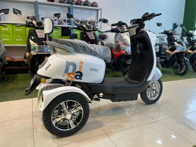 Easy Installments On Evee Nisa 3 Wheeler Electric Scooty New 2025 Zero