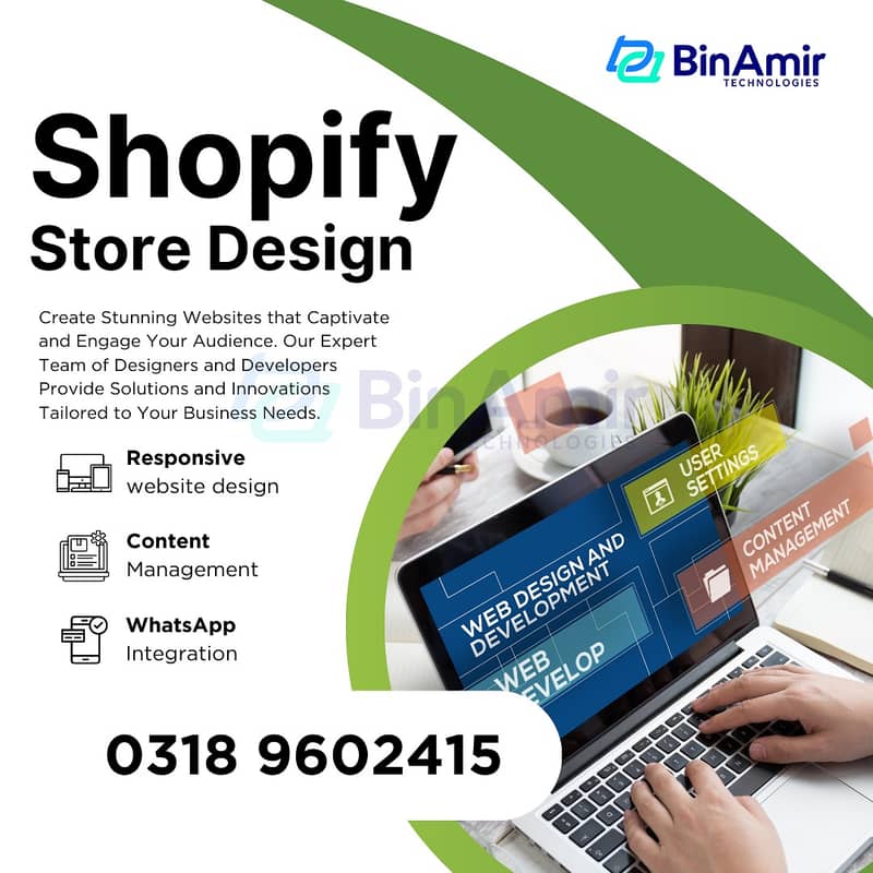 Web development | Website design | Shopify | Website design | Hosting 7