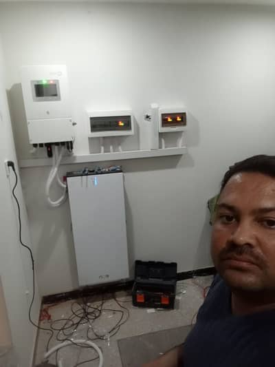 solar system installation