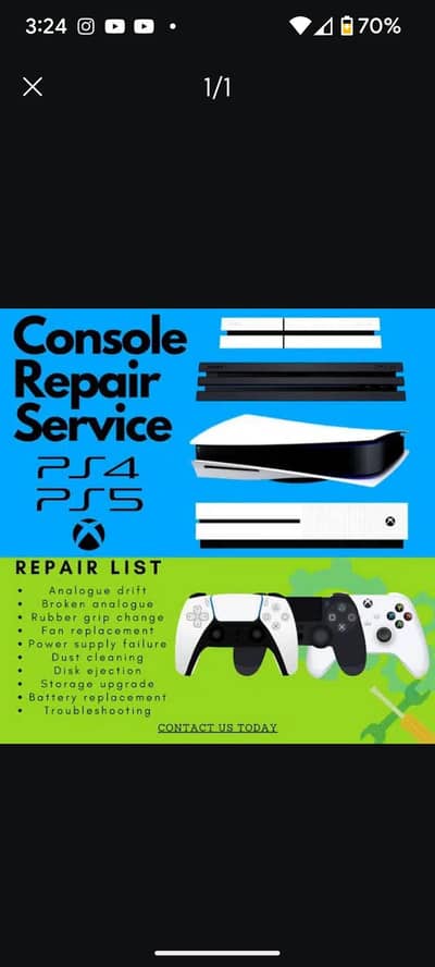 ps3/ Ps4 /PS5 xbox controller repair Console  jailbrake  instalation