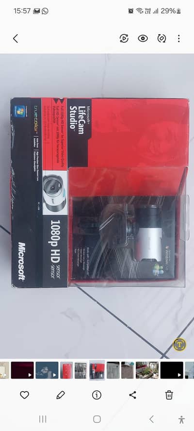 Microsoft lifeCam studio webcam 1080 p for sale