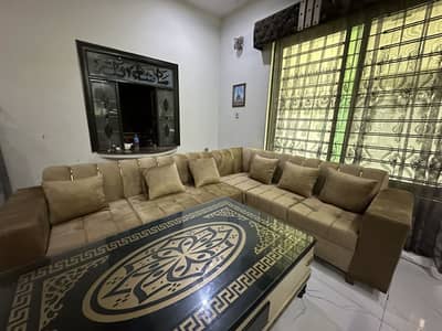 Branded and new l shape corner sofa set for sale on discount