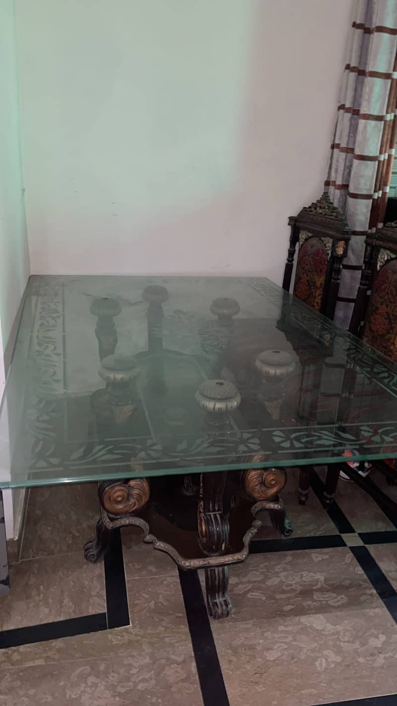 Dining table/6seater dining table/mirror dining table 2