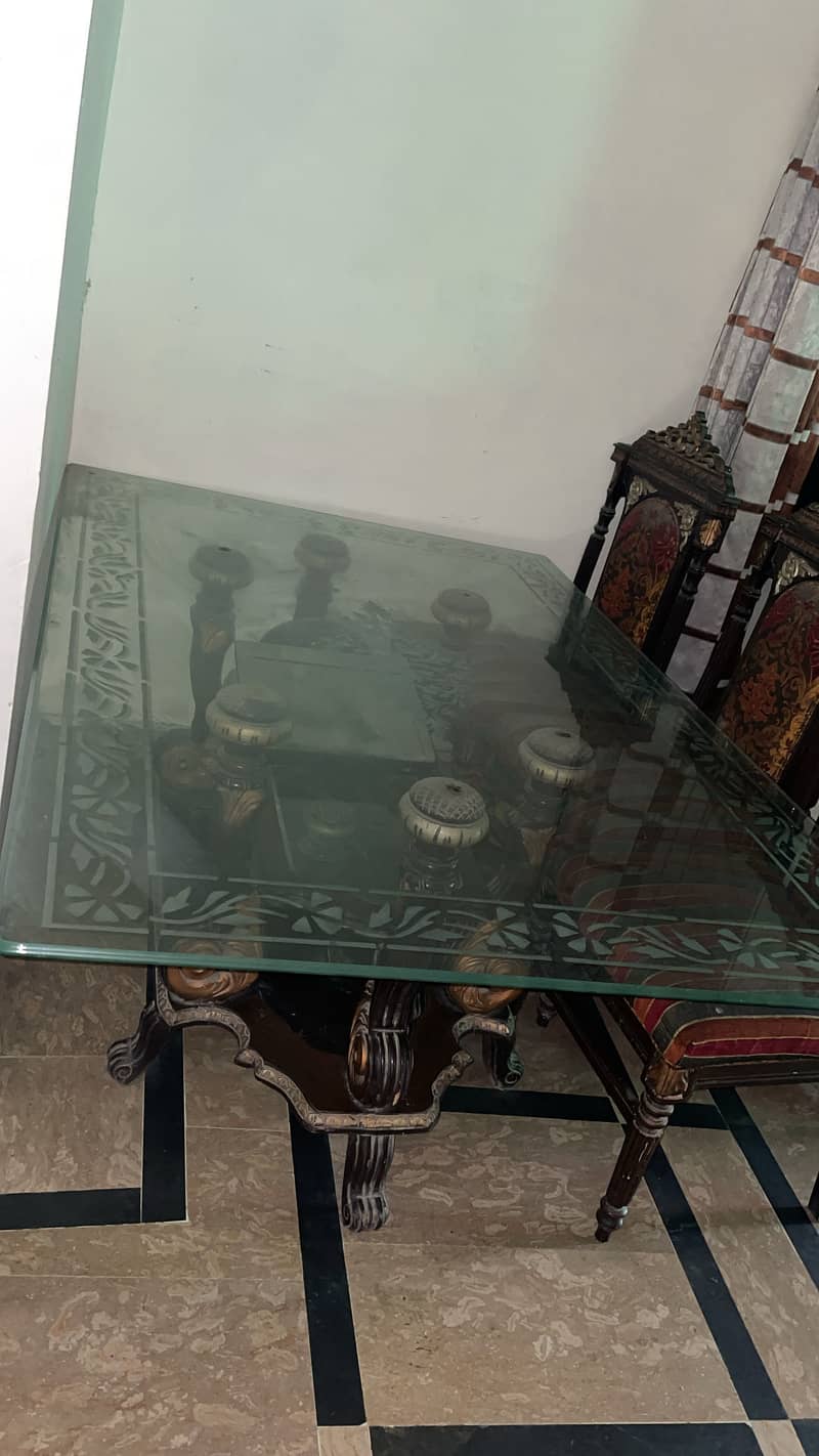 Dining table/6seater dining table/mirror dining table 5