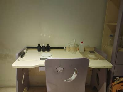 Office Table + Chair + 7 feet Rack 7 feet rack. urgent sale