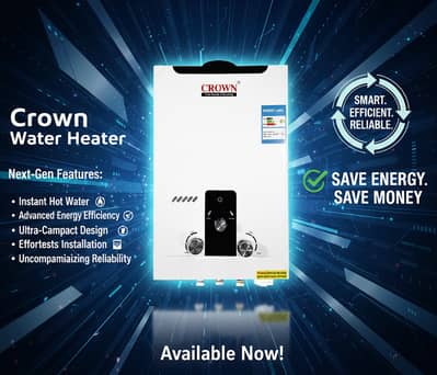 Tank, Electric & Instant Geyser Are Available With Brand Warranty