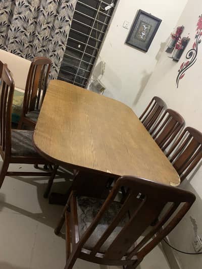 Dining table 6 siter
