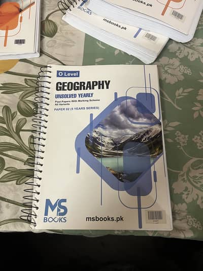 Geography 2059 p2 O levels unsolved past papers MS Books
