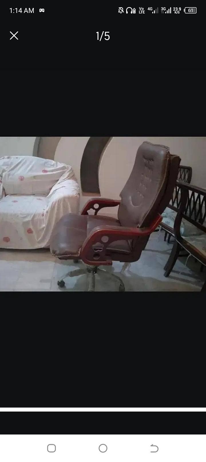 office chair computer table+ side table 5