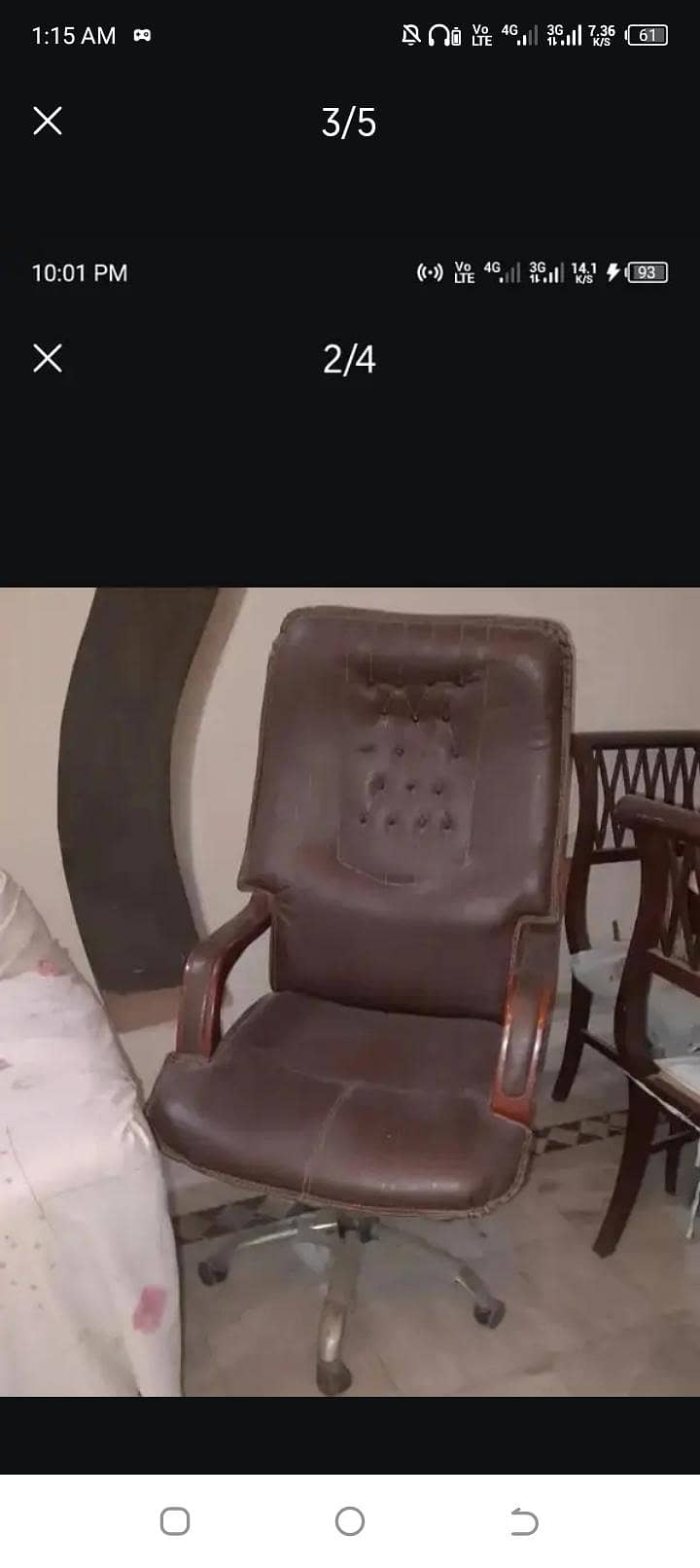 office chair computer table+ side table 6