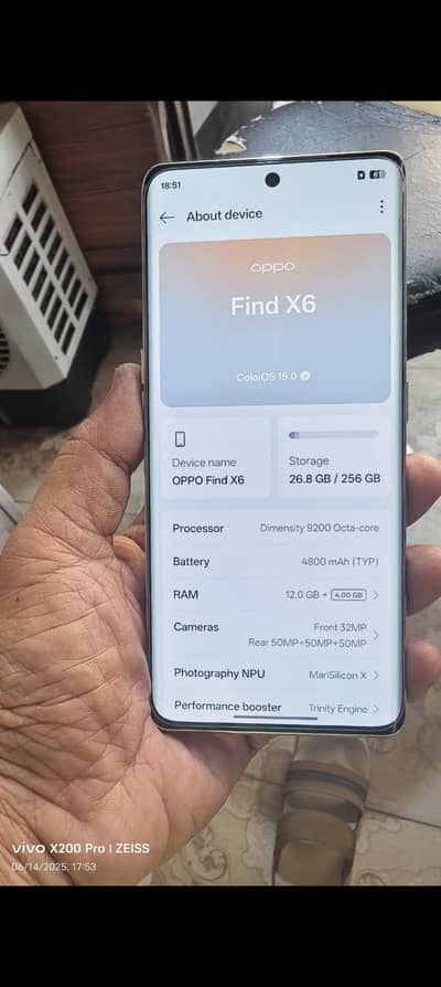 OPPO FIND X6 OFFICIAL PTA APPROVEDWHITE COLOR BEST CONDITION