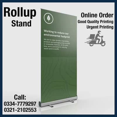Roll-up Stand X stand Panaflex Printing karachi