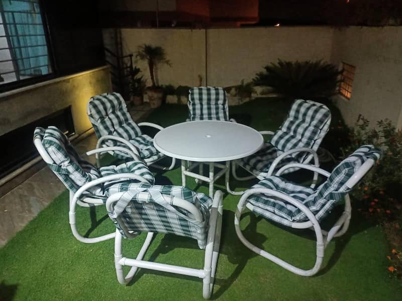Round Dining Table/Dining UPVC chairs/restaurants furniture/Lawn chair ...