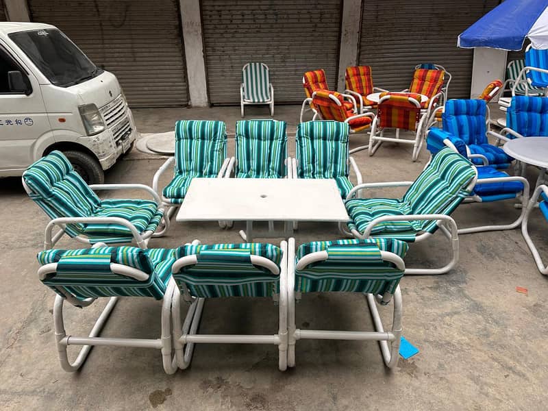 Round Dining Table/Dining UPVC chairs/restaurants furniture/Lawn chair ...
