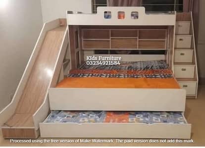 Bunk bed | Kid wooden bunker bed | Baby bed | Double bed | Triple bed