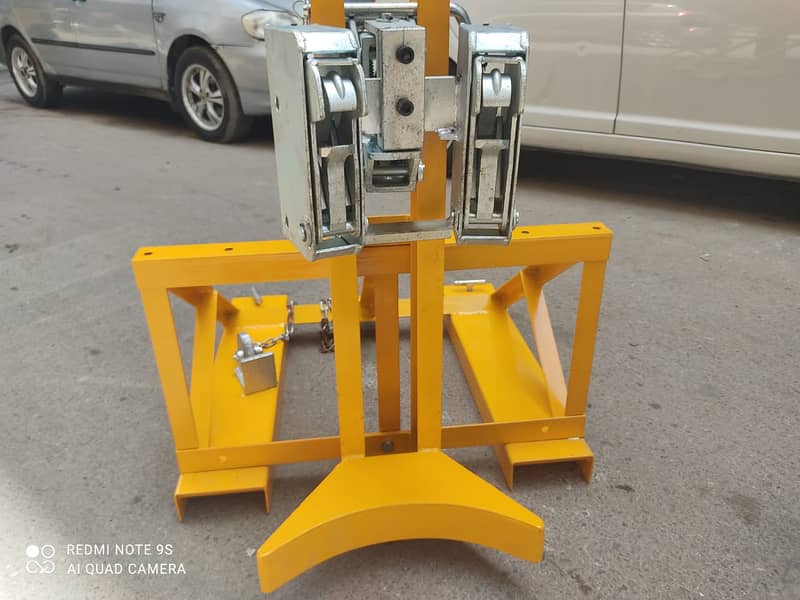 drum stacker, drum loader, drum lifter, trolley, drum pallet lifter 3