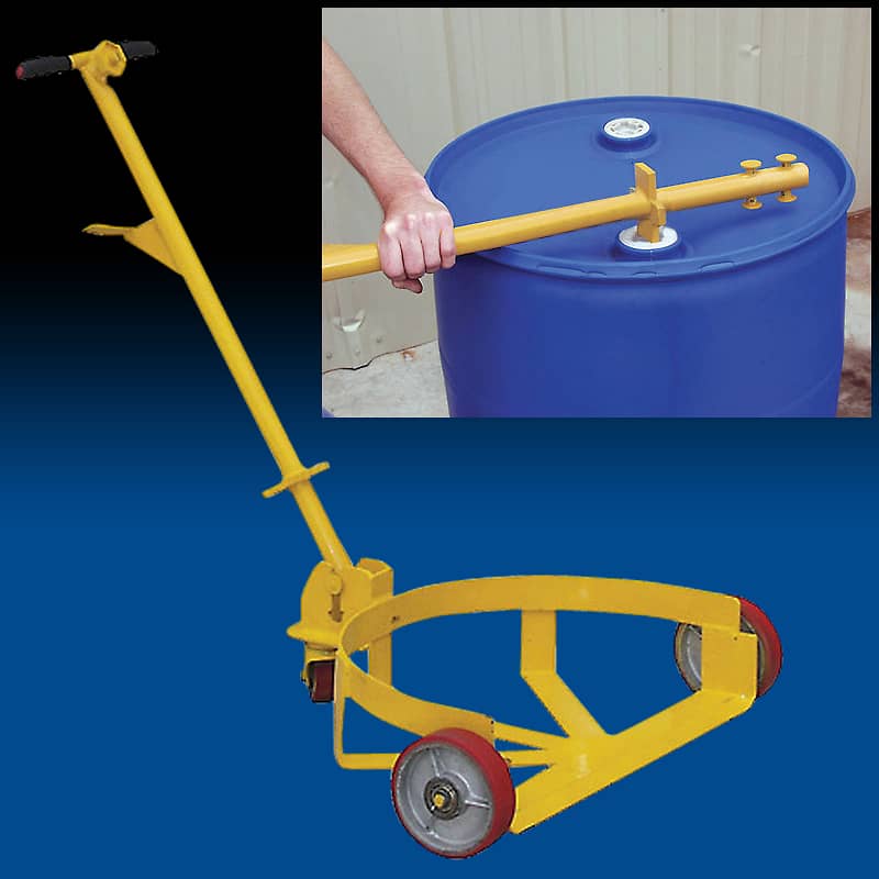drum stacker, drum loader, drum lifter, trolley, drum pallet lifter 4