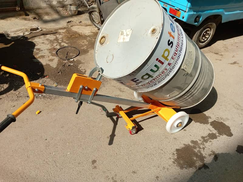 drum stacker, drum loader, drum lifter, trolley, drum pallet lifter 7