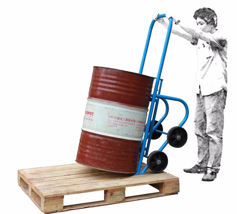 drum stacker, drum loader, drum lifter, trolley, drum pallet lifter 11