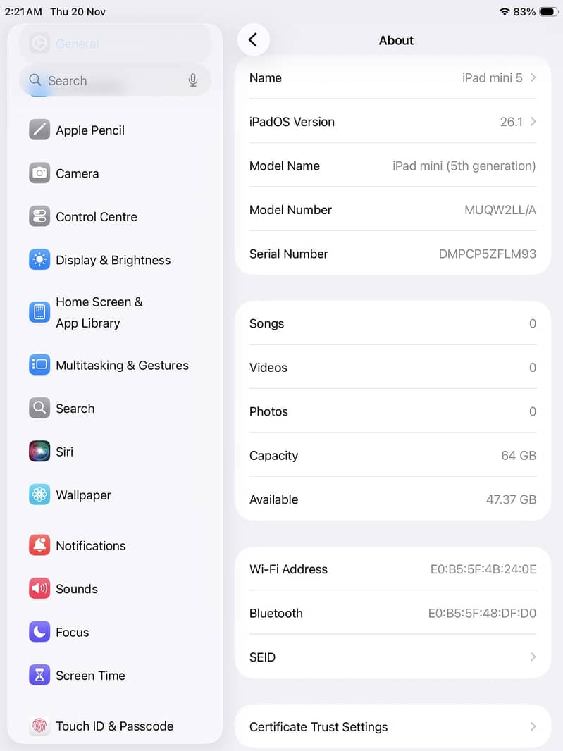 ipad mini 5 6