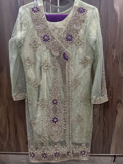 Pistachio plum dress