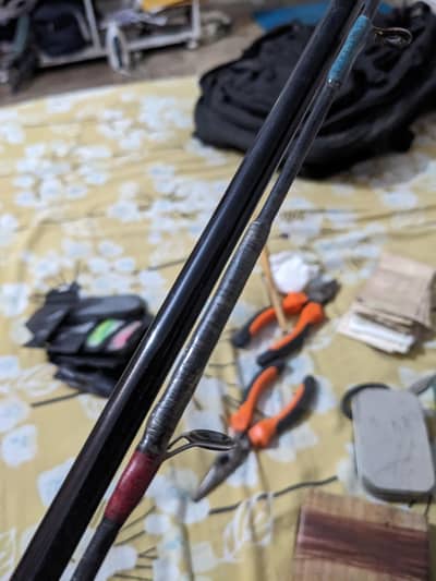 fishing rod and reel combo used 10/7 condition
