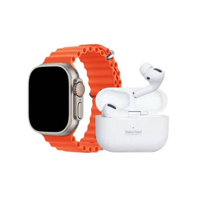 i20 Ultra Max 3 Smartwatch: 10-in - 1 Box ( 7 Straps Earpods+ 2.3 HD