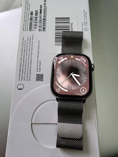 apple watch titanium series 10 with miloop