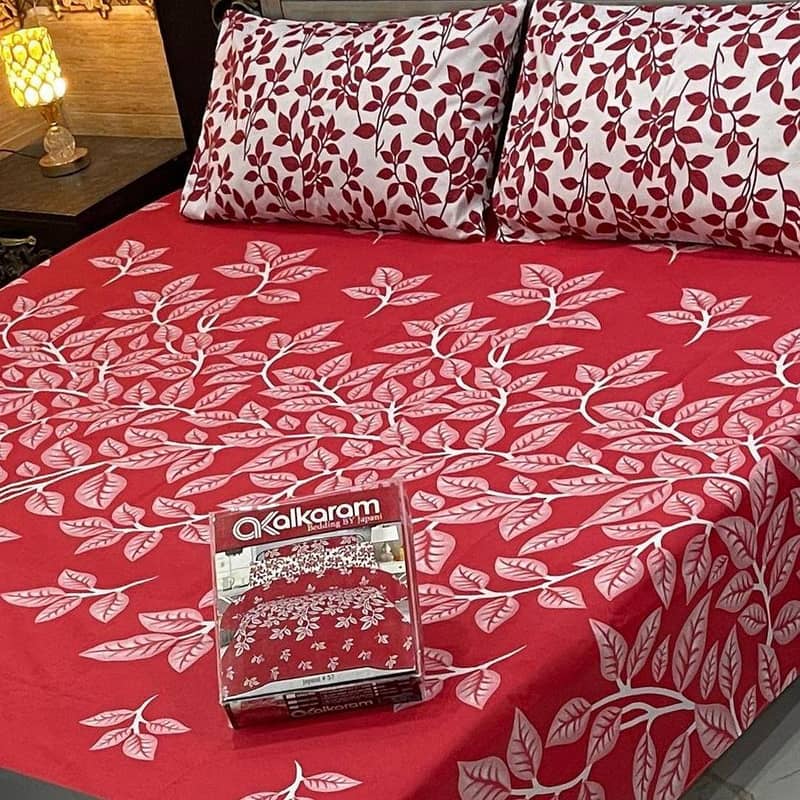 Cotton Printed Double Bedsheet 6