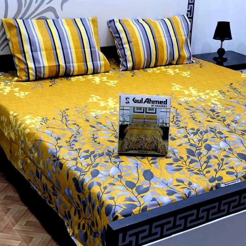 Cotton Printed Double Bedsheet 10