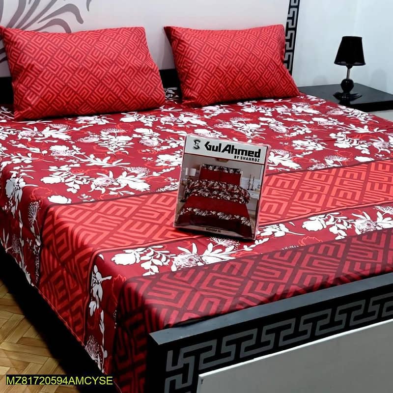 Cotton Printed Double Bedsheet 11